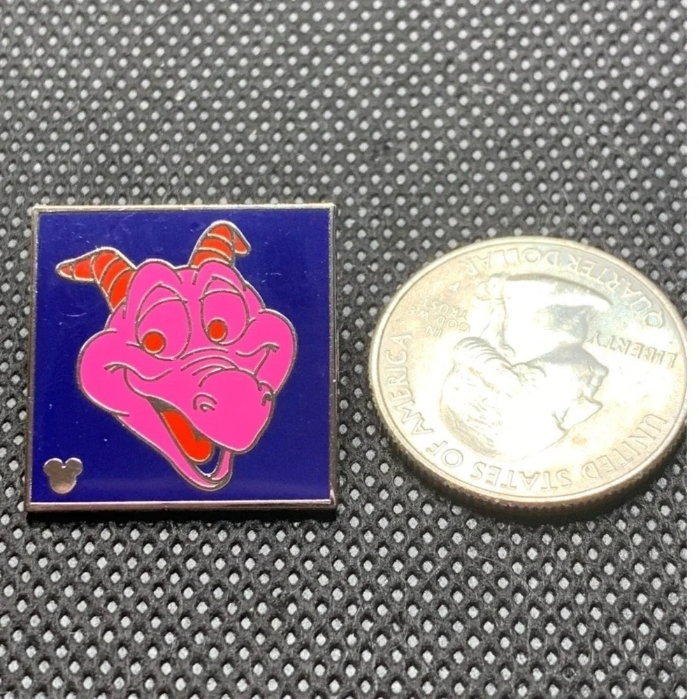 2011 Colorful Figment Disney Trading pin Hidden Mickey Purple and Pink